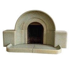 Original art deco fireplace - deco,