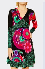 Desigual neck long - desigual, v-neck