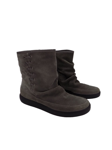 Hotter boots grey suede - grey, uk