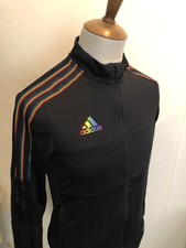 ADIDAS AEROREADY TRACKSUIT TOP SIZE LADIES MEDIUM 12-14 BLACK
