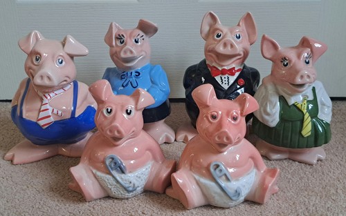 Vintage 1983 natwest pigs - natwest,