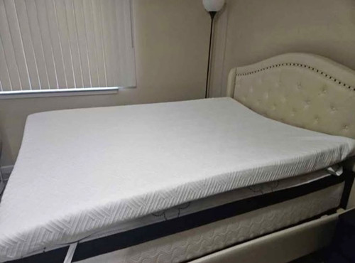 Full mattress topper white - full,