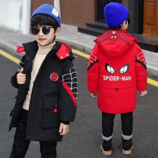 For Kids Boys Spiderman Hooded