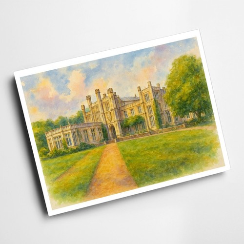 Print highcliffe castle - print,
