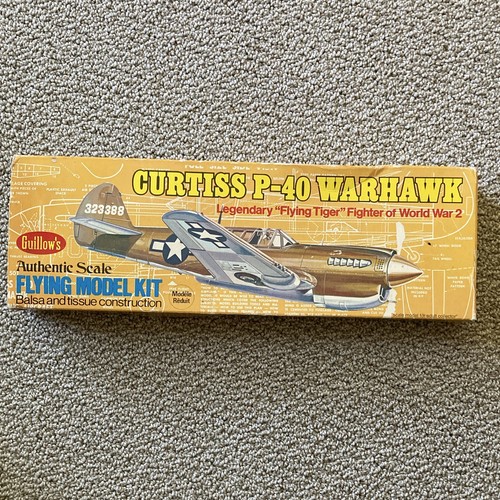 Guillow curtiss 40 warhawk - guillow's, p-40