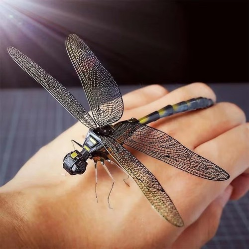 Metal dragonfly puzzle diy - metal,