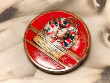 King George VI Coronation Royal Souvenir Vintage Powder Compact: Makeup Mirror