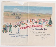 WW2 Christmas Greetings Letter
