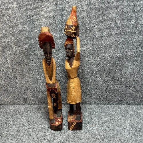 Hand carved wooden - carved, african