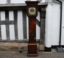 Excellent Grandfather Clock 8-Day By 'Jesse Torkington' In Full Working Order.