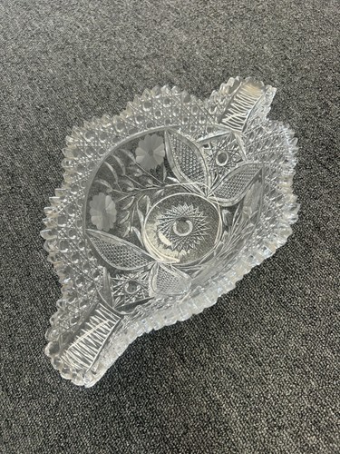 Vintage crystal bowl - vintage,