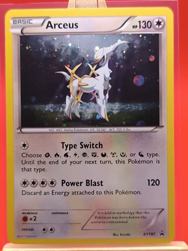Arceus xy197 y cosmos holo - &,