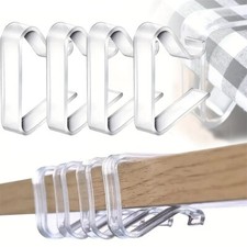 4/8 pcs Clear Tablecloth Clips