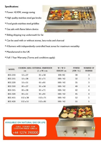 Commercial charcoal grill - charcoal,