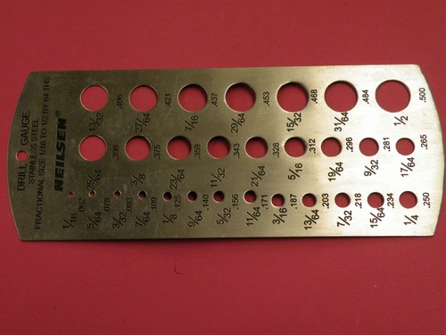 Imperial drill gauge - drill, 1/16"