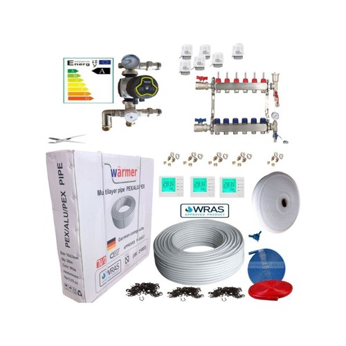 Wet underfloor heating multi - underfloor,