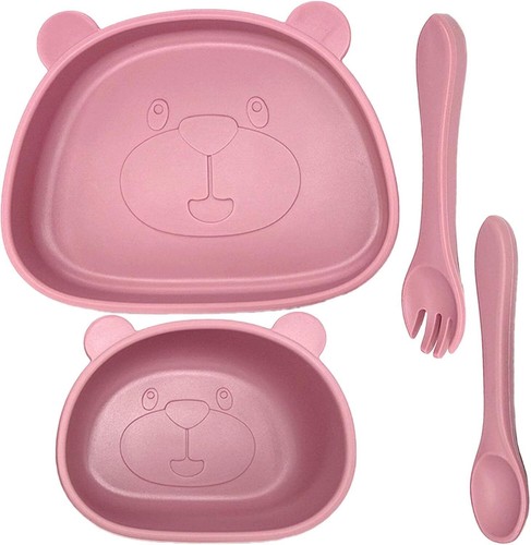 Silicone suction baby plate - silicone,