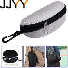 Portable Zipper Eye Glasses Sunglasses Hard Case Box Protector Large Hold Gift**