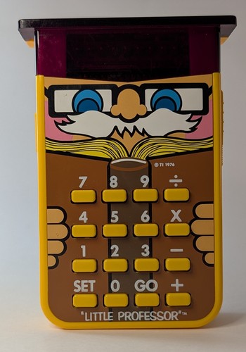 Vtg little professor quiz - little,