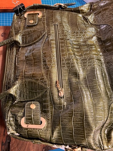 Butler wilson mock croc faux - &, mock-croc