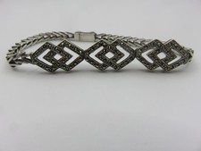 Vintage silver marcasite bracelet