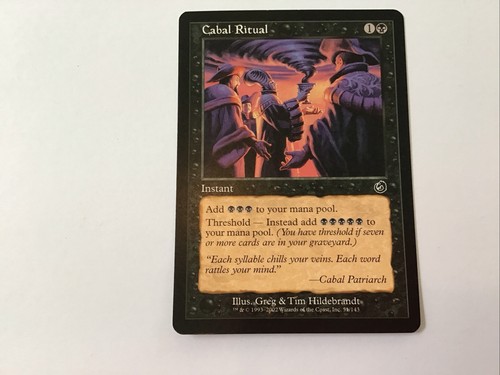 Cabal ritual torment mtg - cabal, ritual,