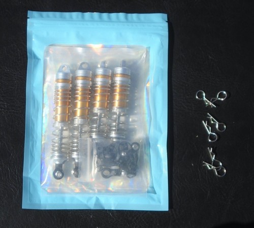Adjustable aluminium shocks - aluminium,