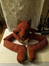 LOOK DORA DESIGN DRAUGHT EXCLUDER RUFUS THE RED FOX RARE QUALITY XMAS GORGEOUS