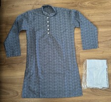 Boys Dusty Blue Embroidered 2