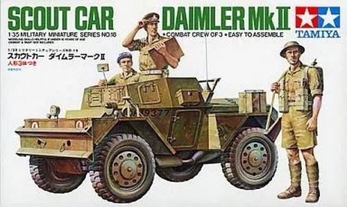 Amiya british daimler - 1/35, t.amiya