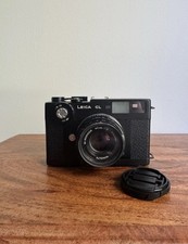Leica Leitz WETZLAR CL Rangefinder 35mm Film Camera Black Body