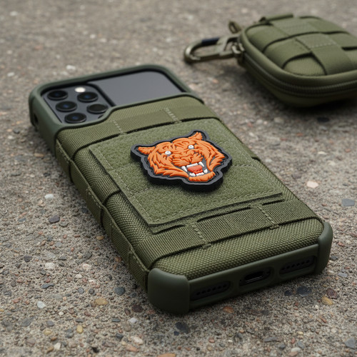 Tiger patch pvc - tiger, 3d