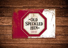 Old Speckled hen Metal beer