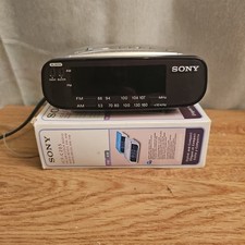 Sony ICF-C205 Dream Machine FM & AM Radio Digital Alarm Clock Vintage BOXED 
