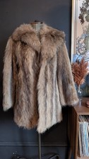 1950s Vintage Racoon Real Fur
