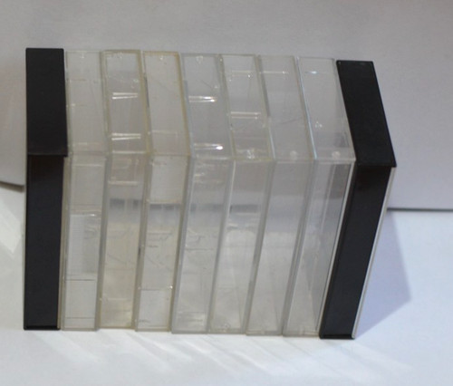 Empty audio cassette tape - 10,