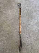 Vintage Woman's Head Bamboo & Plastic Shoe Horn/Shoespoon