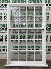 SASH WINDOW SINGLE GLAZED WOODEN RECLAIMED EXTERIOR EXTERNAL GEORGIAN BAR TIMBER