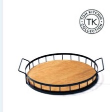 Round Serving Acacia Wooden