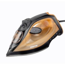 Steam Iron 1800W Non-Stick Soleplate Dry/Steam Iron Adjustable Temperature Gold