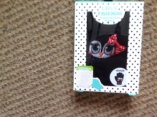 Debenhams black gloves one size animal face new in  box