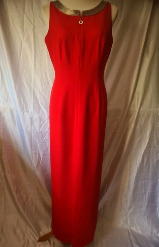 Frank usher vintage red long - usher,