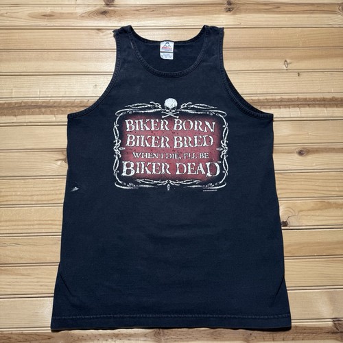Vintage y2k biker born bred - vintage,