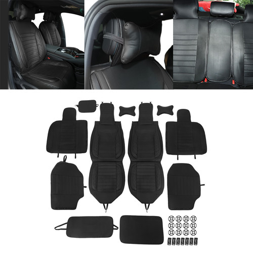 Leather car seat covers - covers, for