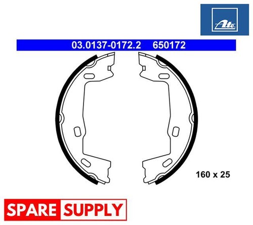 Brake shoe set parking - shoe,