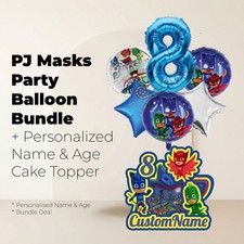 PJ Masks 6pc Balloon Bundle &