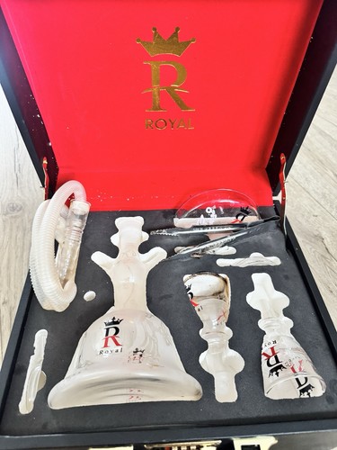 Royal clear glass shisha pipe - royal,