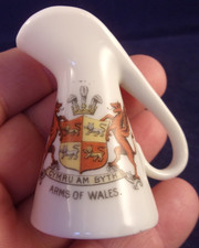 Crested China Arms of Wales