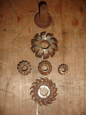 Job lot of vintage timber moulding cutters