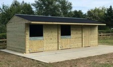 12' x 30' DOUBLE STABLE BLOCK